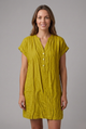 Lourdes | Women's Beach Dress with V-Neck and Button Placket