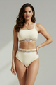 Calytrix | Women's Bikini Set with Ribbed Top and High Waist