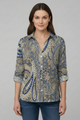 Concetta | Women's Blouse with Button Closure and Floral Print