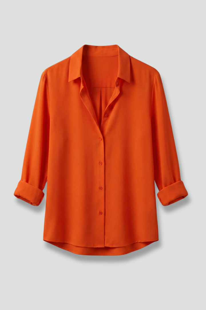 Cora | Women's Blouse with Collar and Button Fastening