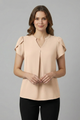 Madeleine | Women’s Blouse with V-Neck and Short Sleeves