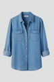 Yvonne | Women’s Shirt with Button Front and Long Sleeves