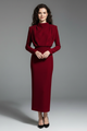 Lorna | Women's Dress with High Neckline and Long Sleeves