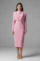 Lorna | Women's Dress with High Neckline and Long Sleeves