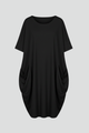Pia | Women's Dress with Round Neck and Short Sleeves