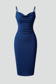 Rhona | Women's Dress with Scoop Neckline and Sleeveless Cut