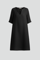 Muriel | Women's Dress with V-Neck and Three-Quarter Sleeves