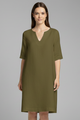 Muriel | Women's Dress with V-Neck and Three-Quarter Sleeves