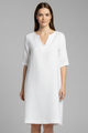 Muriel | Women's Dress with V-Neck and Three-Quarter Sleeves