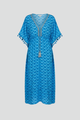 Poppy | Women's Dress with V Neck and Short Sleeves