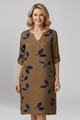 Michaela | Women's Dress with V Neck and Short Sleeves
