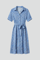 Pascale | Women's Dress with V Neckline and Button Closure