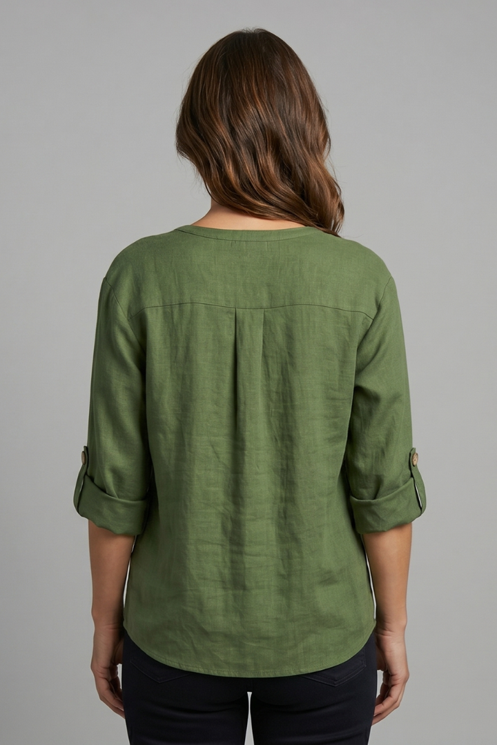 Aubrey | Women's Elegant Blouse with Button Front for Office Wear