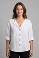 Aubrey | Women's Elegant Blouse with Button Front for Office Wear