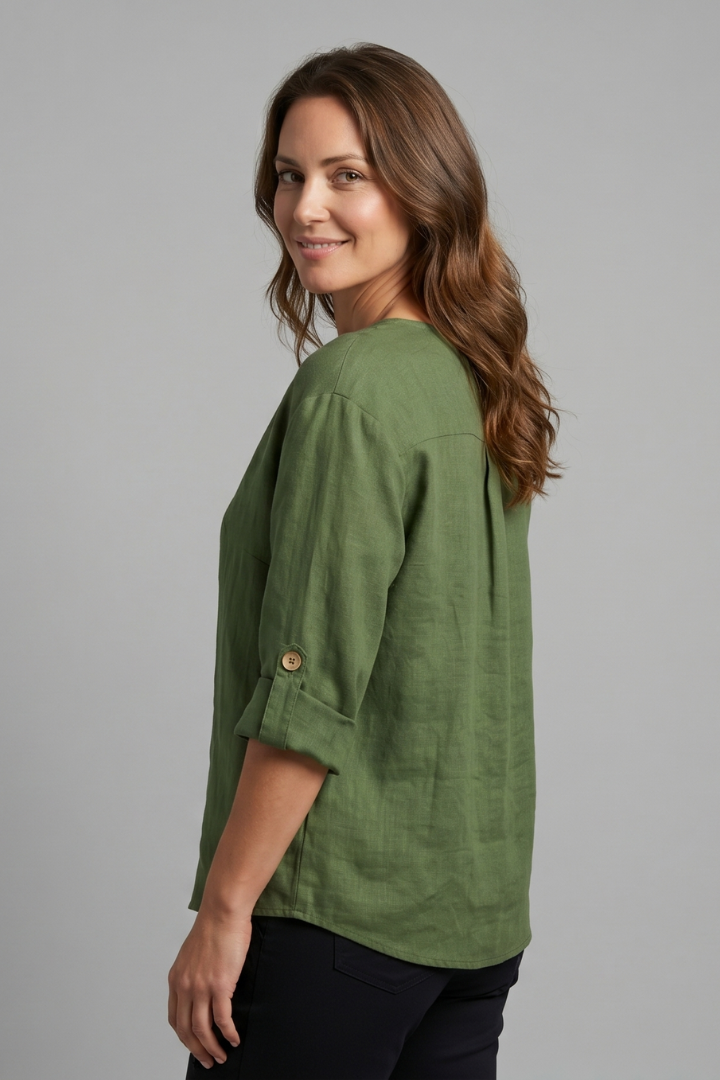 Aubrey | Women's Elegant Blouse with Button Front for Office Wear