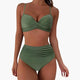 Ingeborg | Women's High-Waist Bikini Set with Adjustable Straps and Scoop Neck - image 1