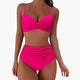 Ingeborg | Women's High-Waist Bikini Set with Adjustable Straps and Scoop Neck - image 6