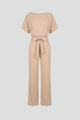 Afton | Women's Jumpsuit with Belt and Wide Legs