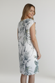Mona | Women's Knee-Length Dress with Printed Surface and Side Pockets