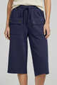 Keziah | Women's Knee Length Shorts with Elastic Waist and Pockets