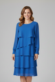 Rhoda | Women's Layered Dress with Long Sleeves and Tiered Skirt