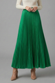 Felicity | Women's Maxi Skirt with Elastic Waist and Pleated Surface