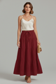 Fedora | Women's Maxi Skirt with Elastic Waist and Tiered Panels