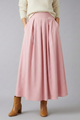 Glenna | Women's Maxi Skirt with High Waist and Pleated Front