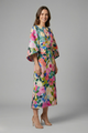 Rudith | Women's Midi Dress with Round Neck and Wide Sleeves