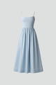 Raphaela | Women's Midi Dress with Spaghetti Straps and Gathered Waist