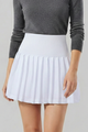 Eunice | Women's Mini Skirt with High Waist and Pleated Hem