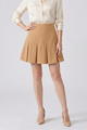 Fidelia | Women's Mini Skirt with Pleats and High Waist