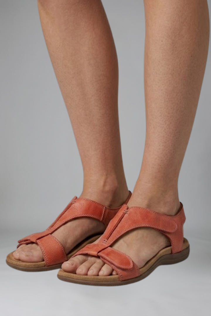 Saffron | Women's Orthopedic-Style Sandals with Cushioned Footbed for Summer