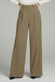 Asta | Women's Palazzo Trousers with Front Pleats and Back Pockets