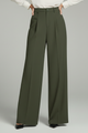Asta | Women's Palazzo Trousers with Front Pleats and Back Pockets