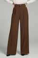 Asta | Women's Palazzo Trousers with Front Pleats and Back Pockets