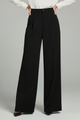 Asta | Women's Palazzo Trousers with Front Pleats and Back Pockets