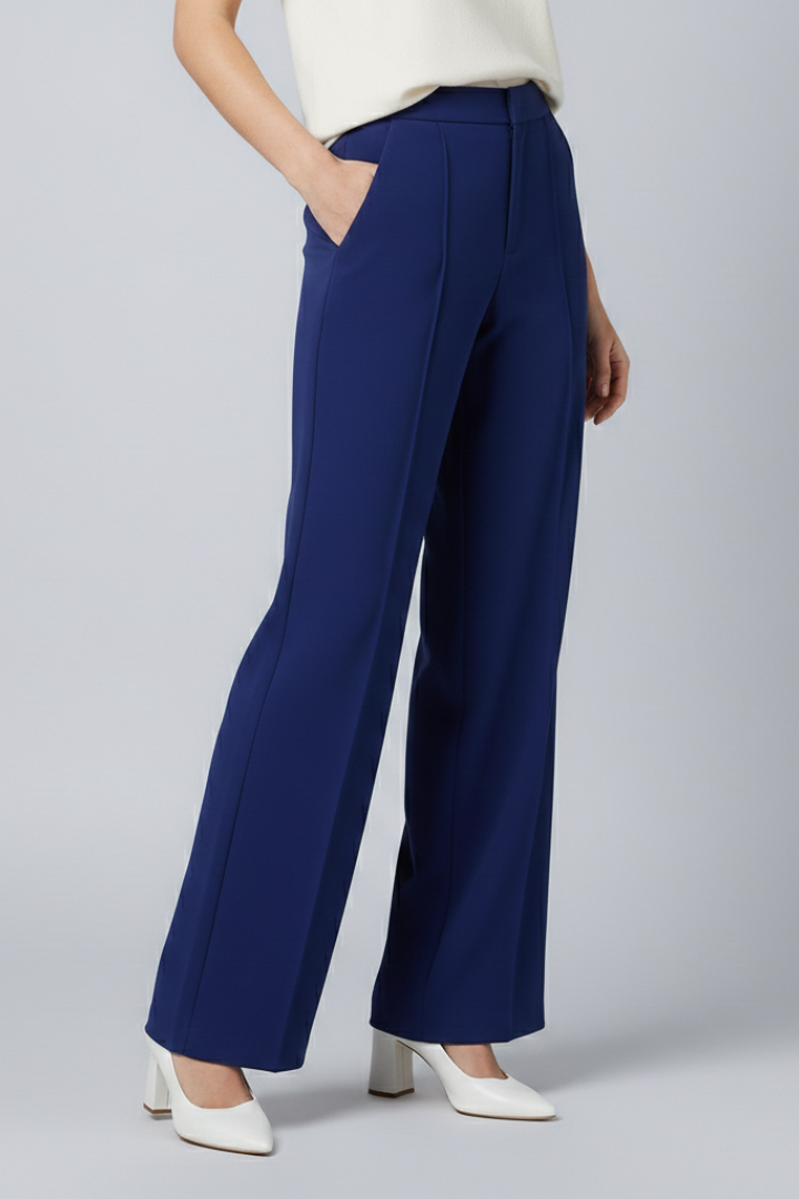 Clothilde | Women's Palazzo Trousers with High Waist and Pleats