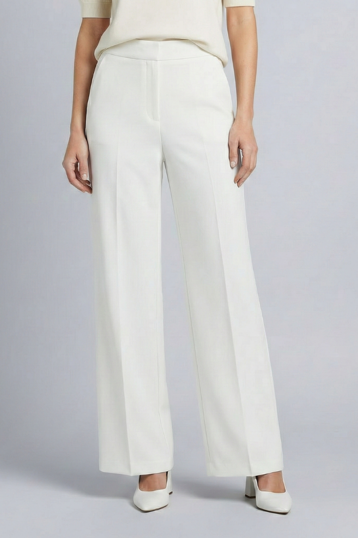 Clothilde | Women's Palazzo Trousers with High Waist and Pleats