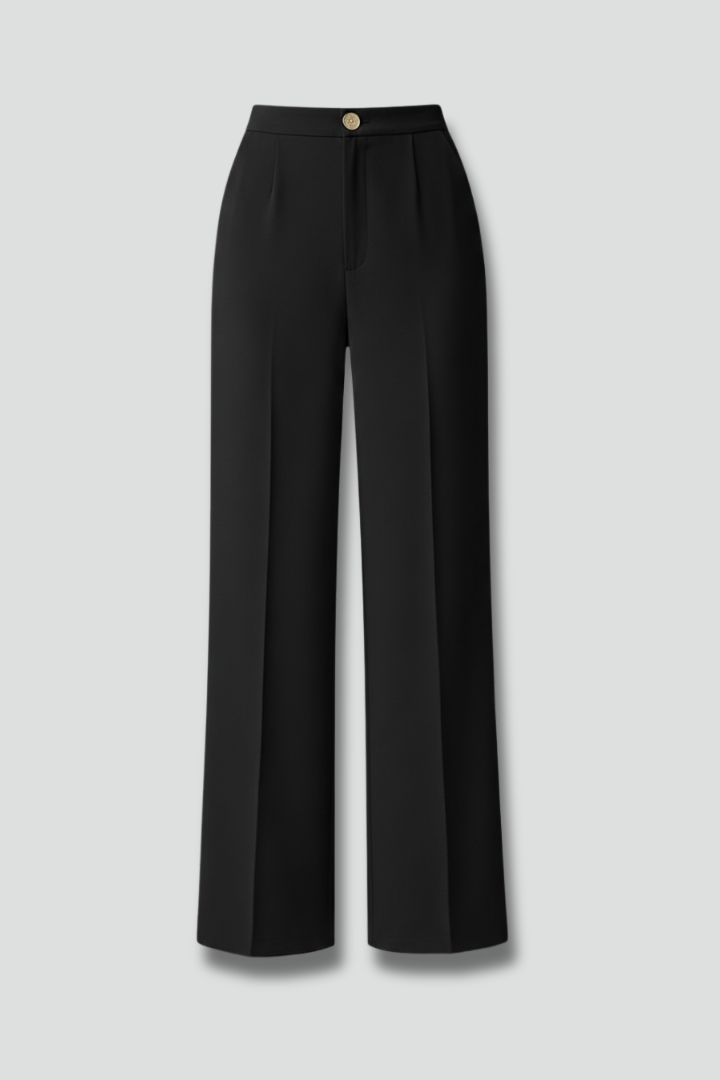 Egeria | Women's Palazzo Trousers with High Waist and Wide Legs