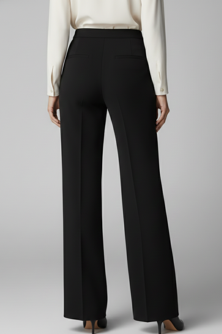 Egeria | Women's Palazzo Trousers with High Waist and Wide Legs