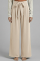 Clarabelle | Women's Palazzo Trousers with Tie Waist and
