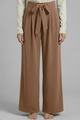 Clarabelle | Women's Palazzo Trousers with Tie Waist and