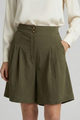 Kyra | Women's Shorts with Button Waist and Wide Legs