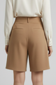 Kyra | Women's Shorts with Button Waist and Wide Legs