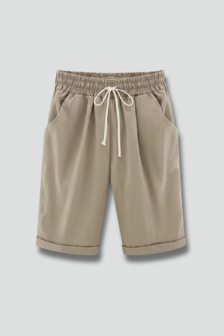 Lacey | Women's Shorts with Drawstring Waist and Side Pockets