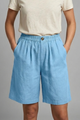 Leah | Women's Shorts with Elastic Waistband and Side Pockets