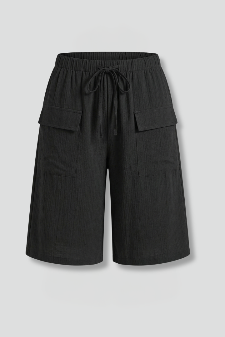 Lydia | Women's Shorts with Elasticated Waistband and Drawstring