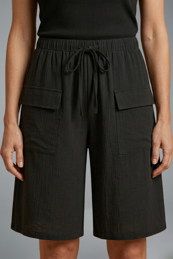 Lydia | Women's Shorts with Elasticated Waistband and Drawstring