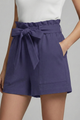 Irena | Women's Shorts with Tie Waist and Side Pockets